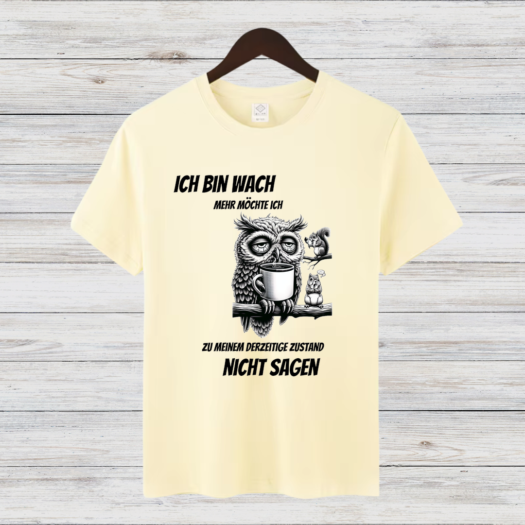 Eulen Statement Shirt | Lustiges Winterdesign | Humorvolles Weihnachtsgeschenk | Damen T-Shirt für kalte Tage