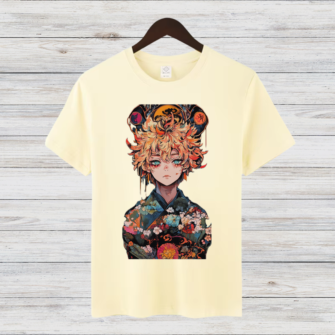 Anime Art Shirt | Stylisches Baumwollshirt | Winter Fashion für Fans | Japanisches Design T-Shirt