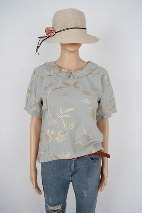 Natural gold shirt blouse