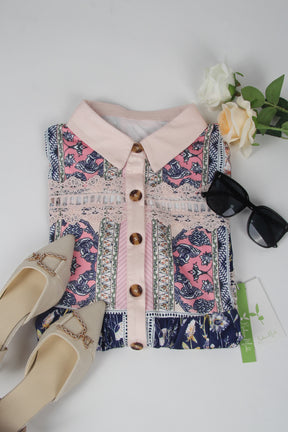 Vintage tunic dress floral