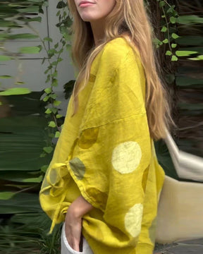 Sun yellow blouse