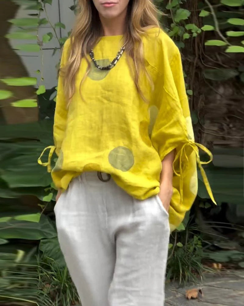 Sun yellow blouse