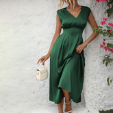 Emerald Elegance Maxi Dress