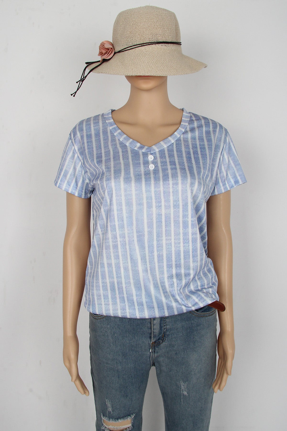 BlueStripes Short Sleeve