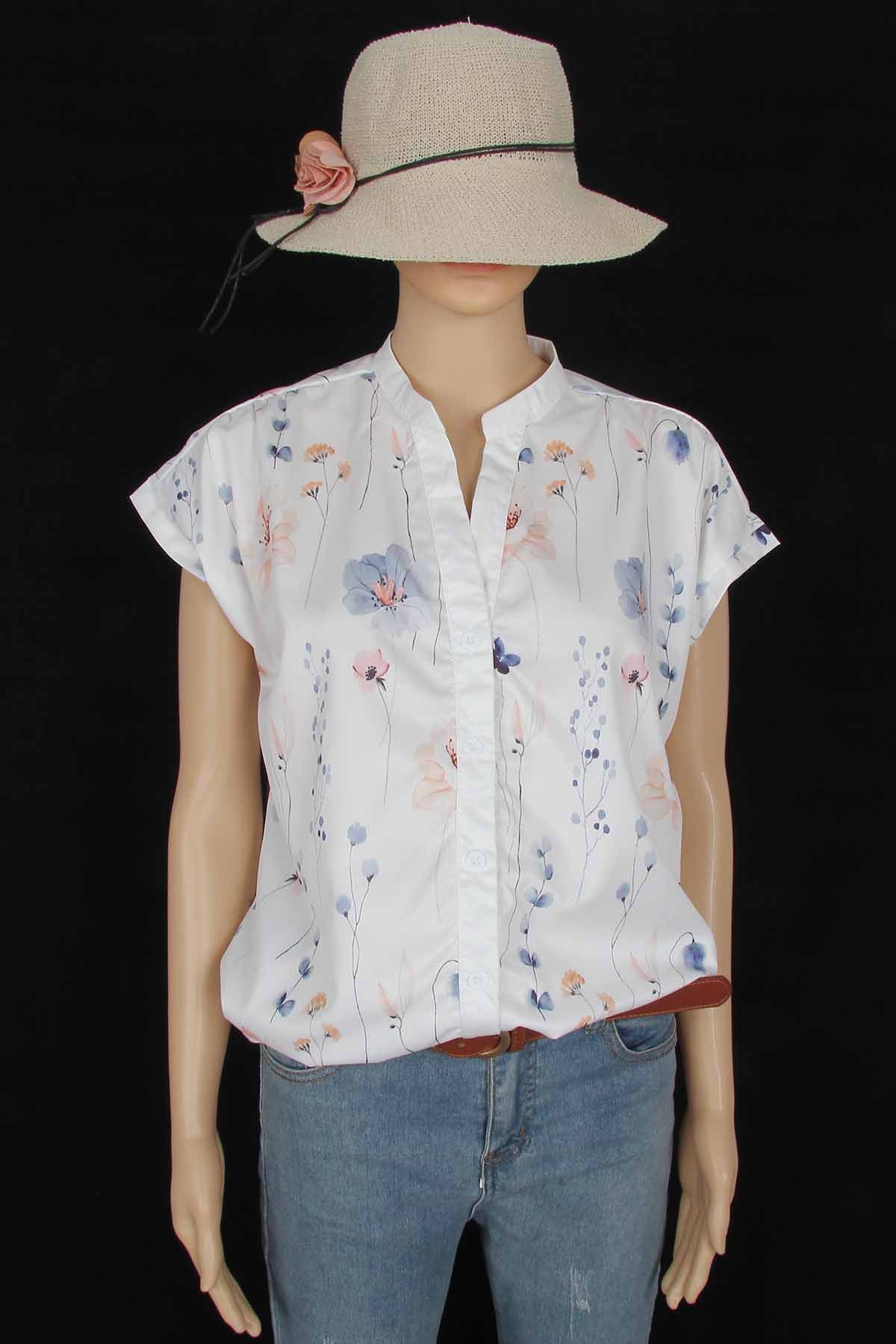 Flower button shirt