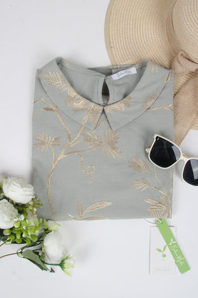 Natural gold shirt blouse