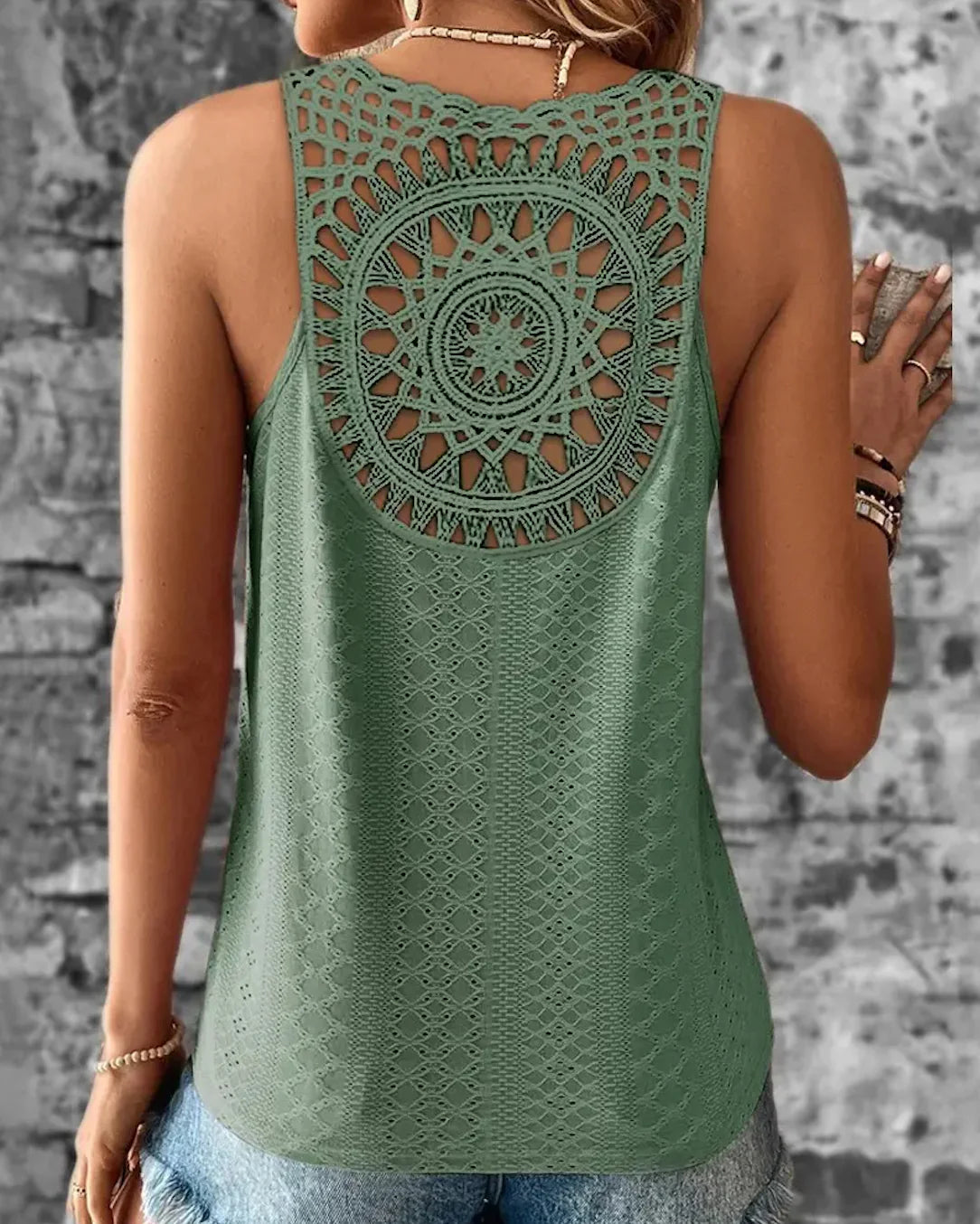 GreenLace V-neck