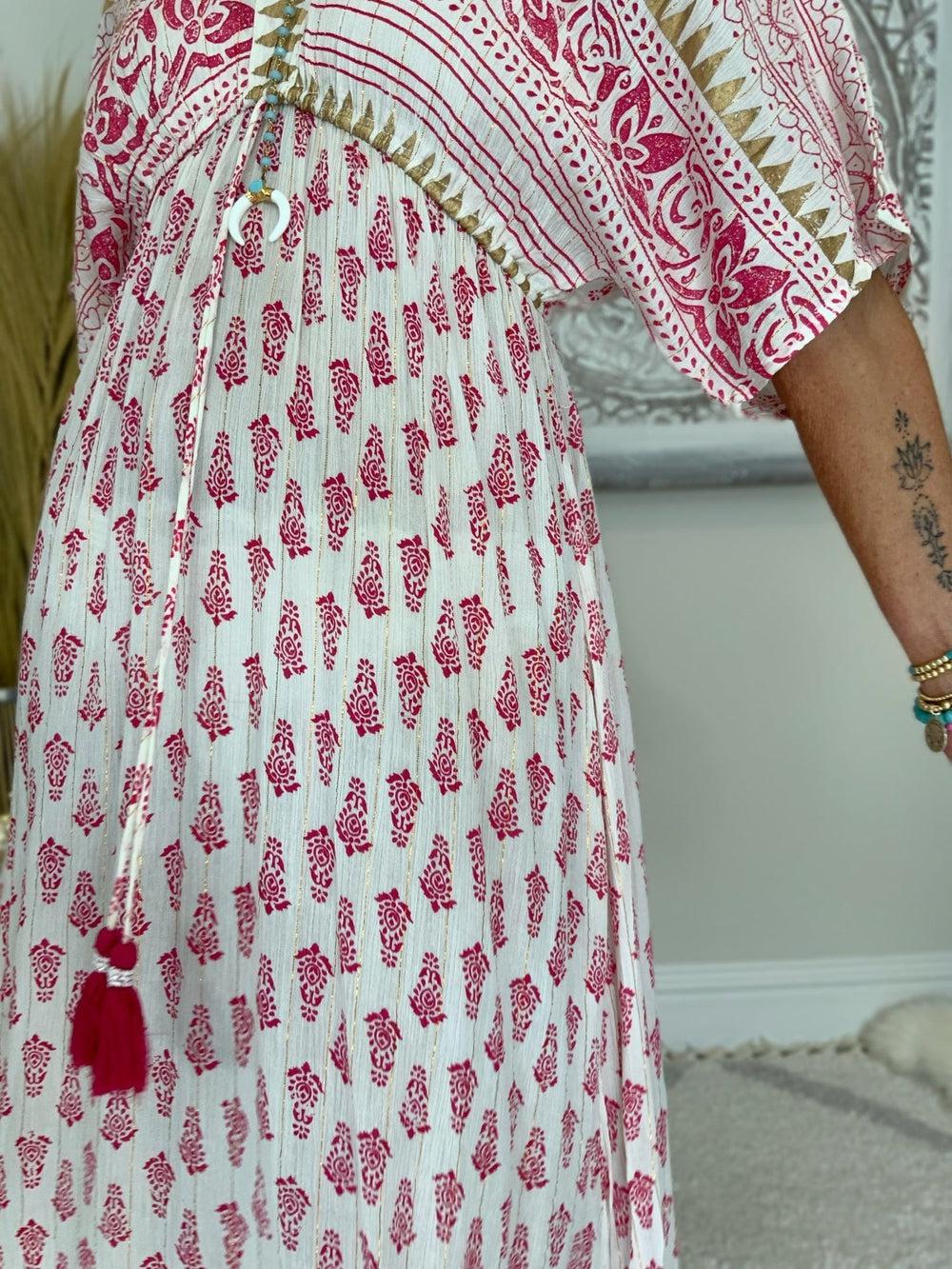 Ethno pattern maxi dress