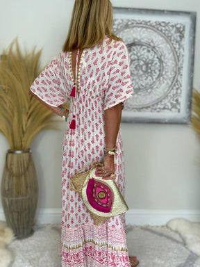 Ethno pattern maxi dress