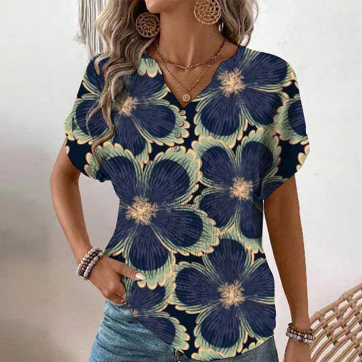 FloralNight Top