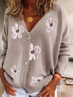 Naturlux® - Casual long-sleeved sweater with print