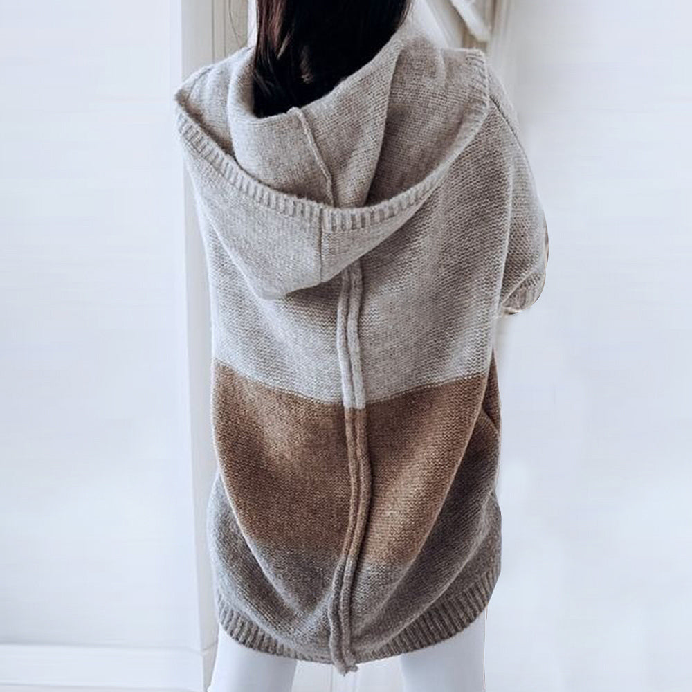 Even&amp;Vil® - Grey Color Block Hoodie