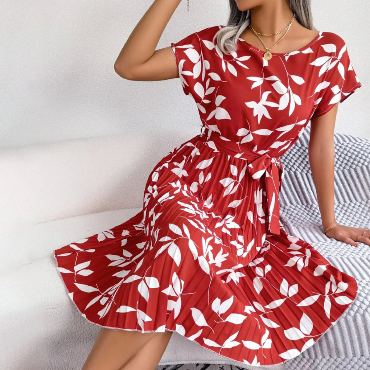 Blossom Red Midi