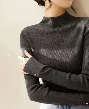 ClassicRoll knitted sweater anthracite