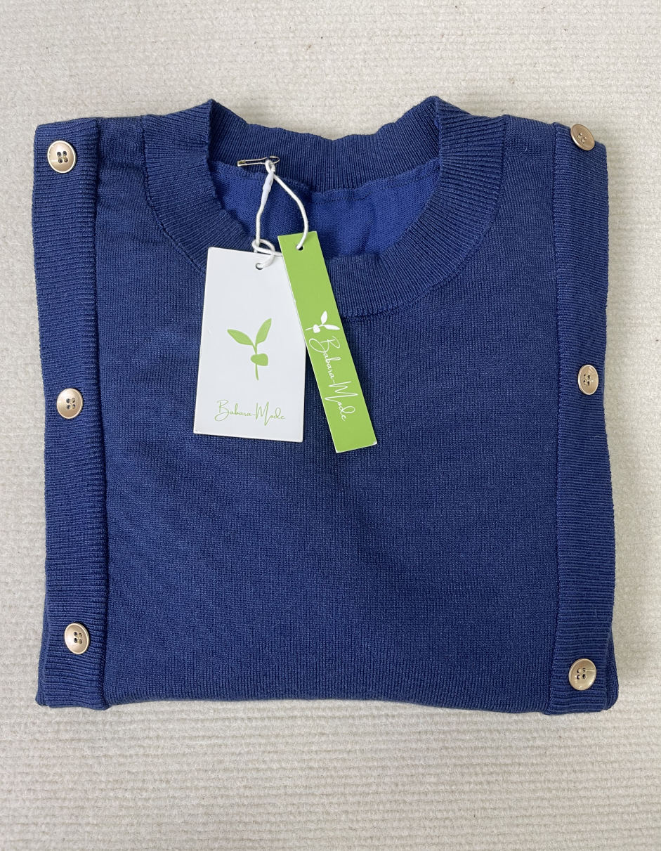 StrickSinn® - Plain sweater with round neck