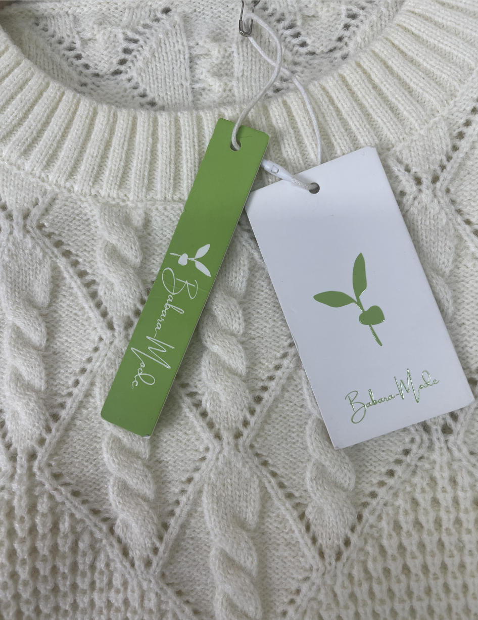 StrickSinn® - Plain sweater with round neck