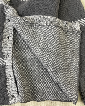 WinterTrend® - Long-sleeved retro top in grey