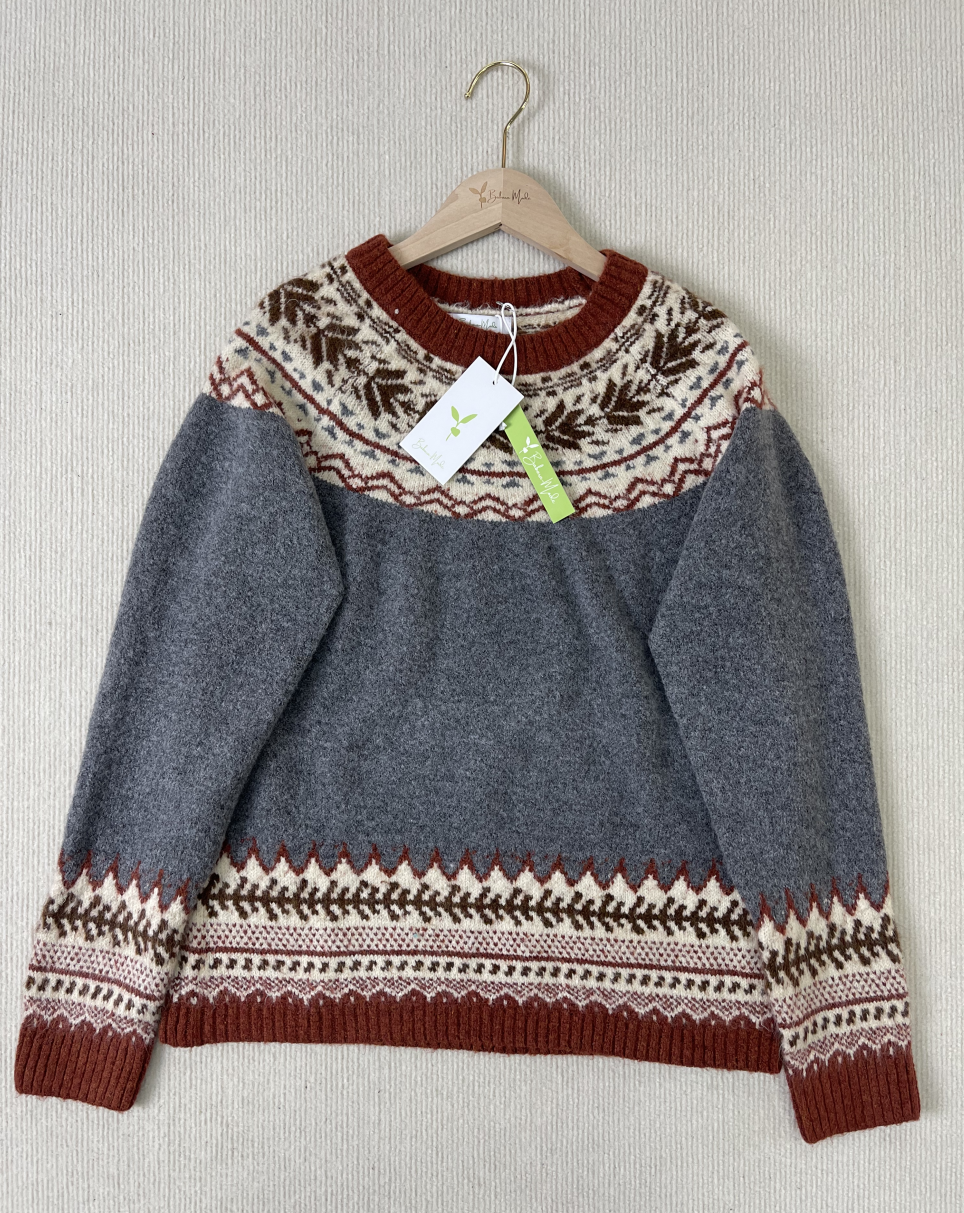 WinterTrend® - Long-sleeved sweater with stylish print