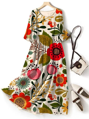 Flower Wonder Maxi Dress