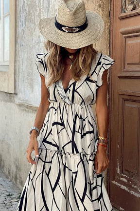 GraphicSleeveless Maxi