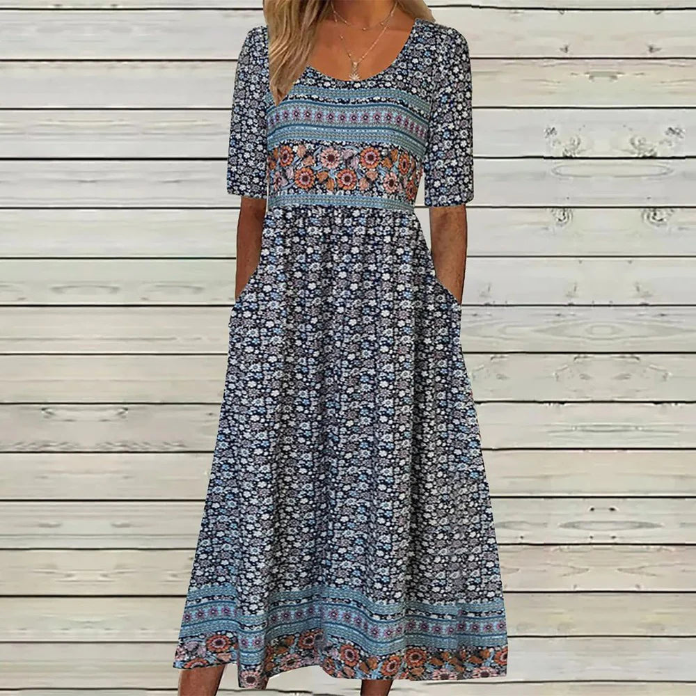 Pattern Magic Maxi Dress