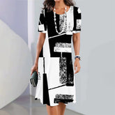 AbstractArtistry A-line dress