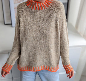 WinterTrend® - Fashionable sweater with round neck