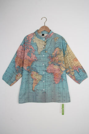 World Map Blouse