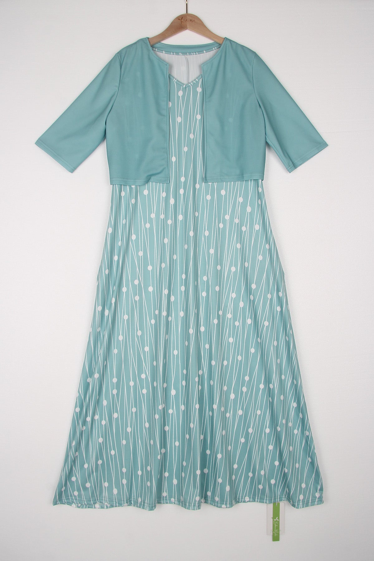 Sea Breeze Pleated Dress