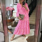 Raffiné® - Le Pink Chic leopard print dress