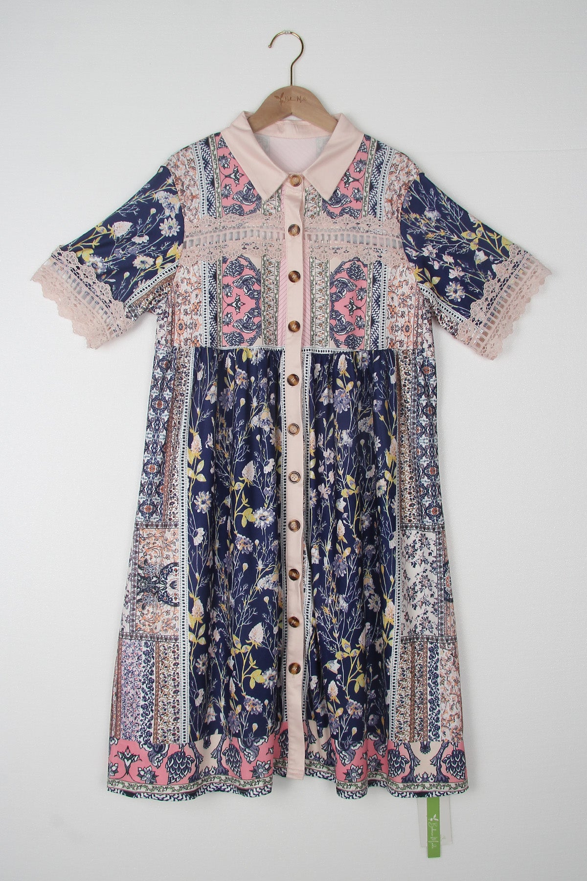 Vintage tunic dress floral