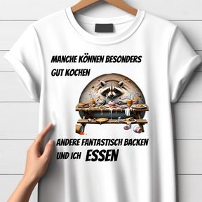 Waschbär Statement Shirt | Lustiges Winterdesign | Humorvolles T-Shirt für Genießer | Perfekt für die kalte Jahreszeit