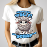 Komme was Wolle | Lustiges Strickshirt | Humorvolles Design mit Schaf-Motiv | Statement Shirt für Strick-Fans