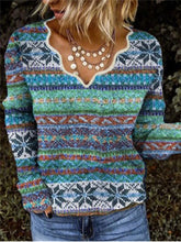 Retro style women's sweater