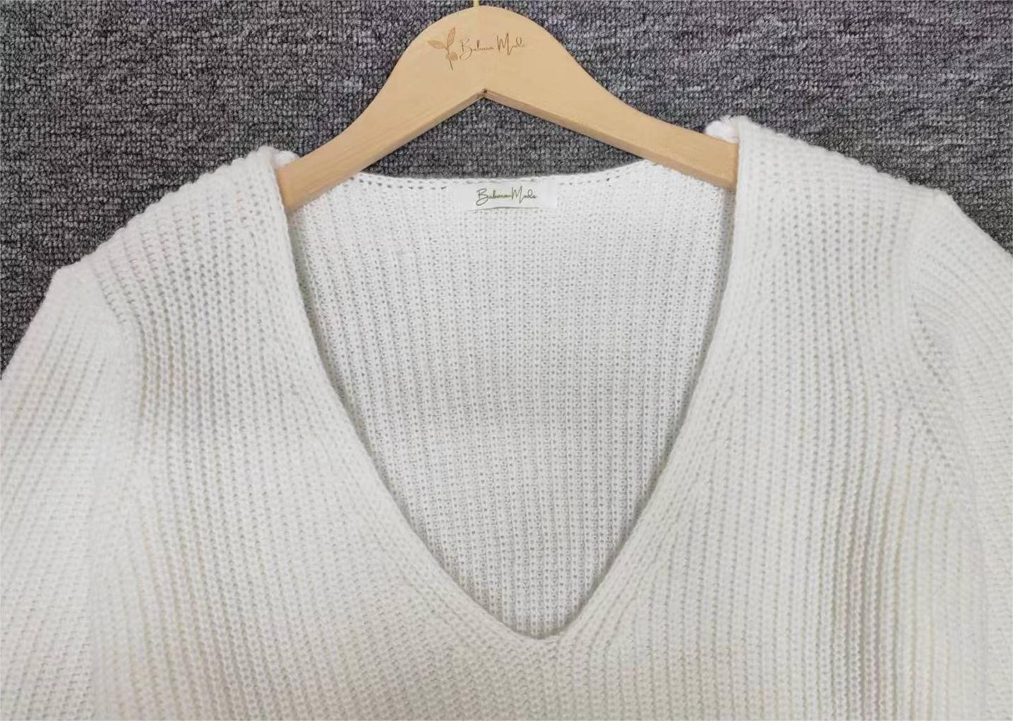 Monci® - Double-sided white sweater