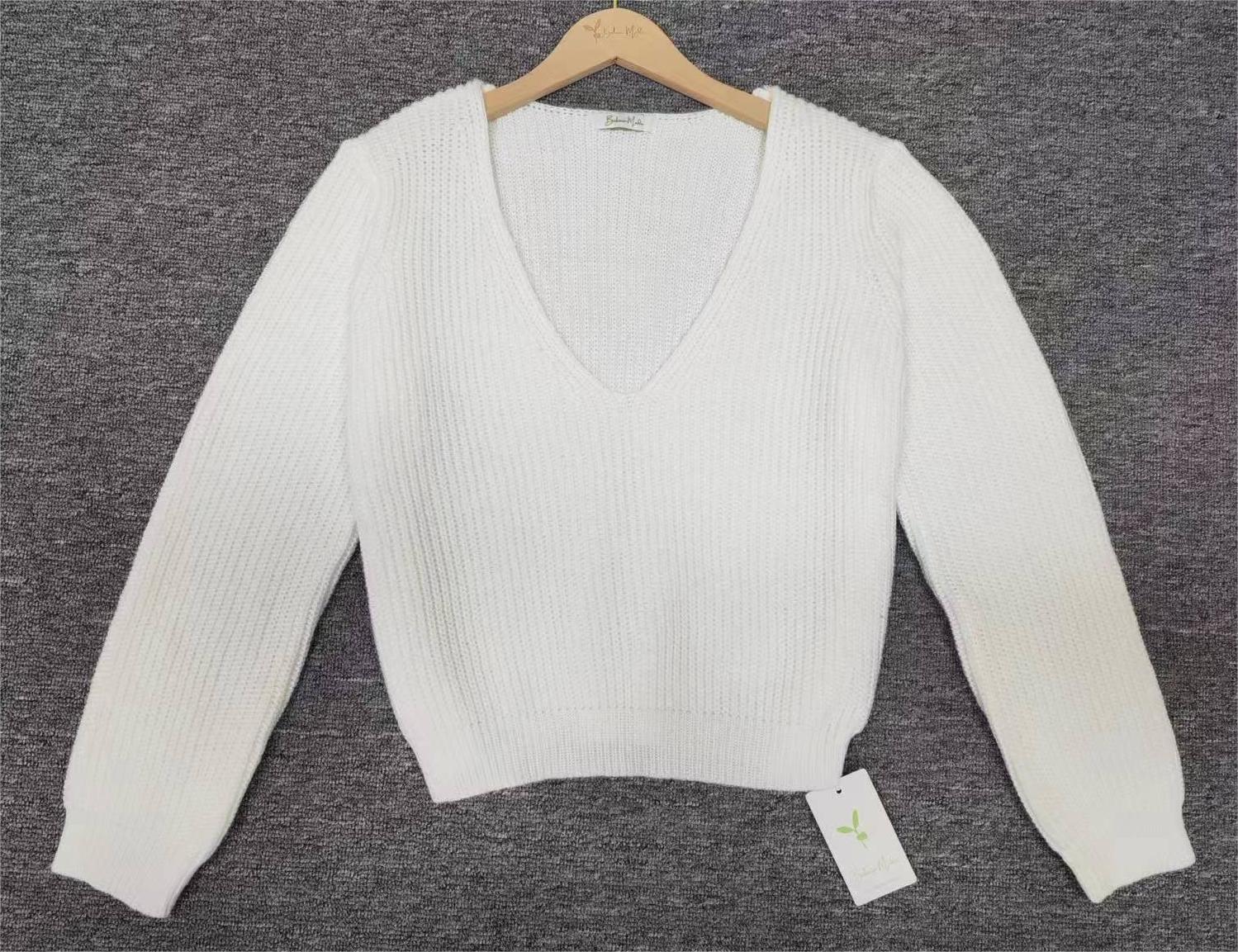 Monci® - Double-sided white sweater