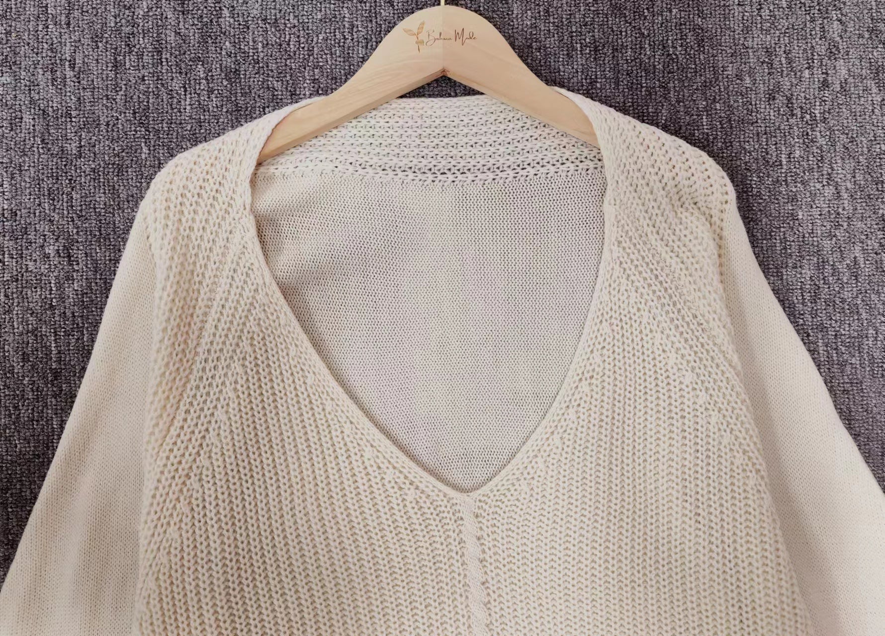 Even&amp;Vil® - Elegant white plain sweater