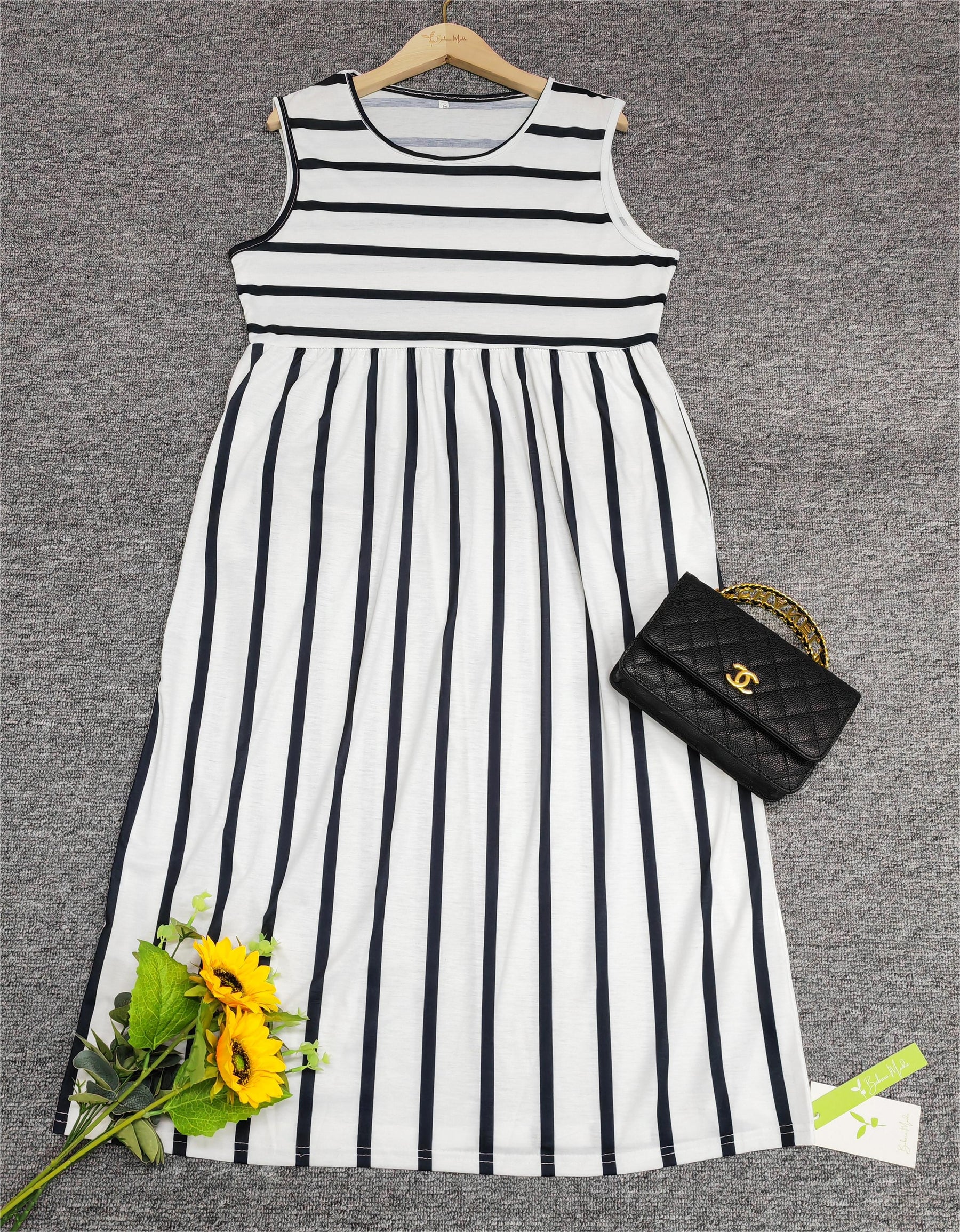 BMC® - Inkognito Chic Seductive stripes in black and white