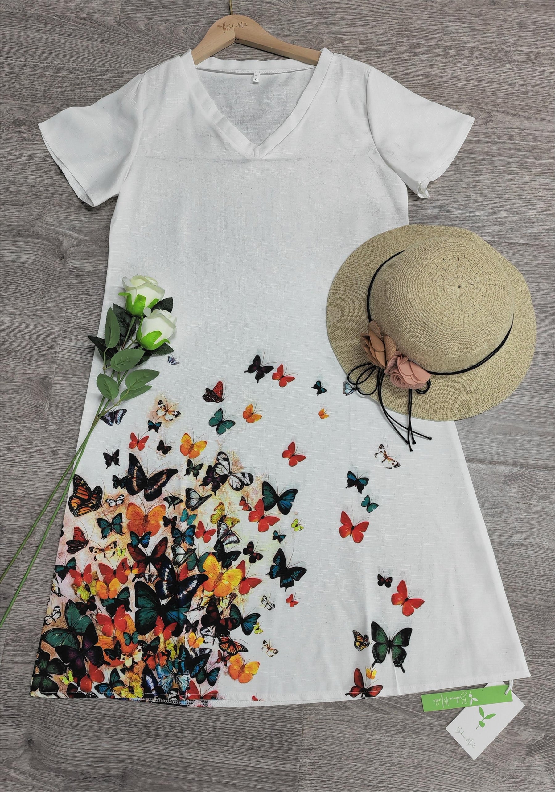 BioBlüte® - Butterfly Dream Enchanting dress with butterfly motif