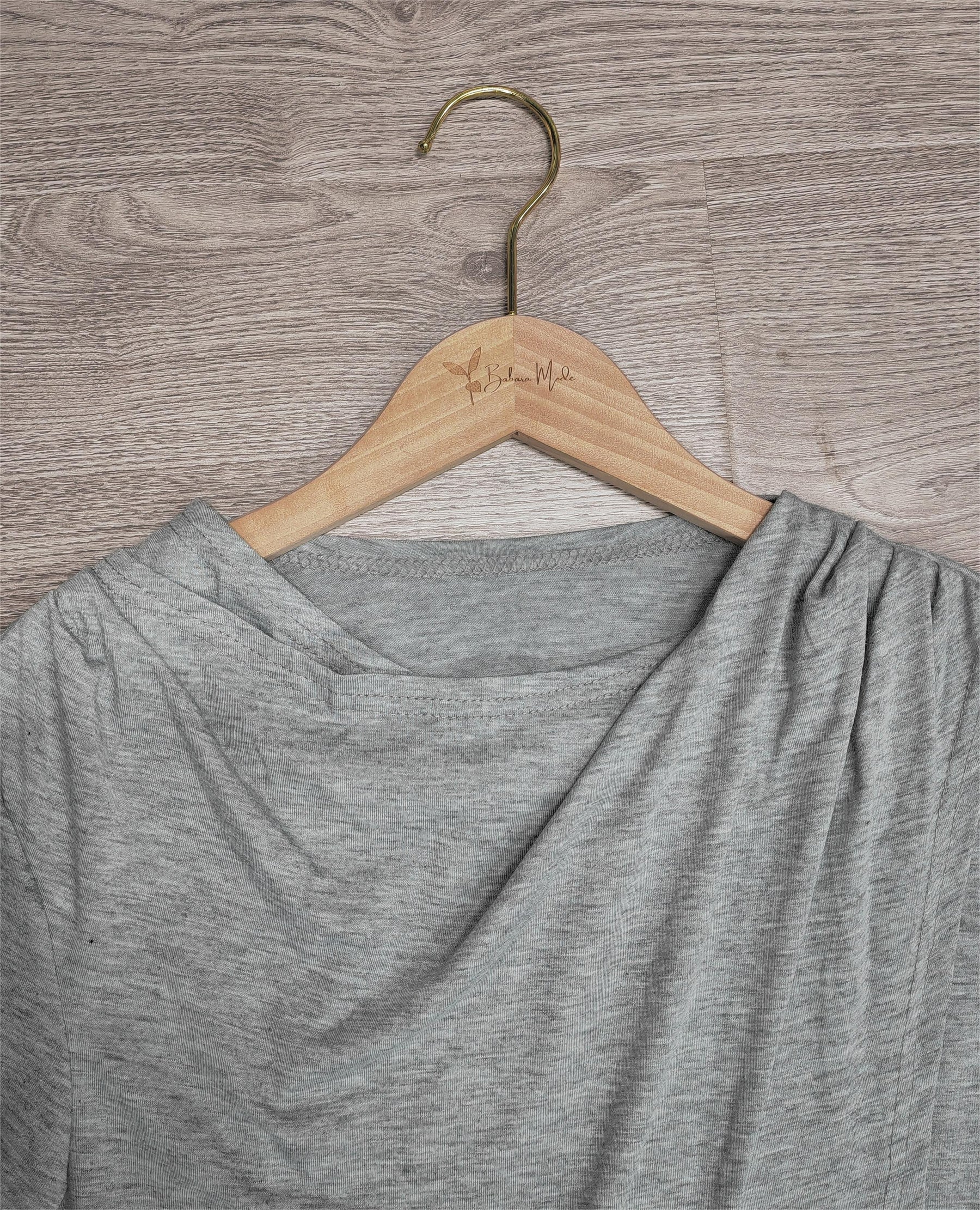 SpringStil® - Comfortable plain grey top