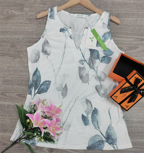 FallStil® - Stylish sleeveless print top