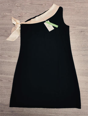 Naturlux® - Chic sleeveless color block mini dress