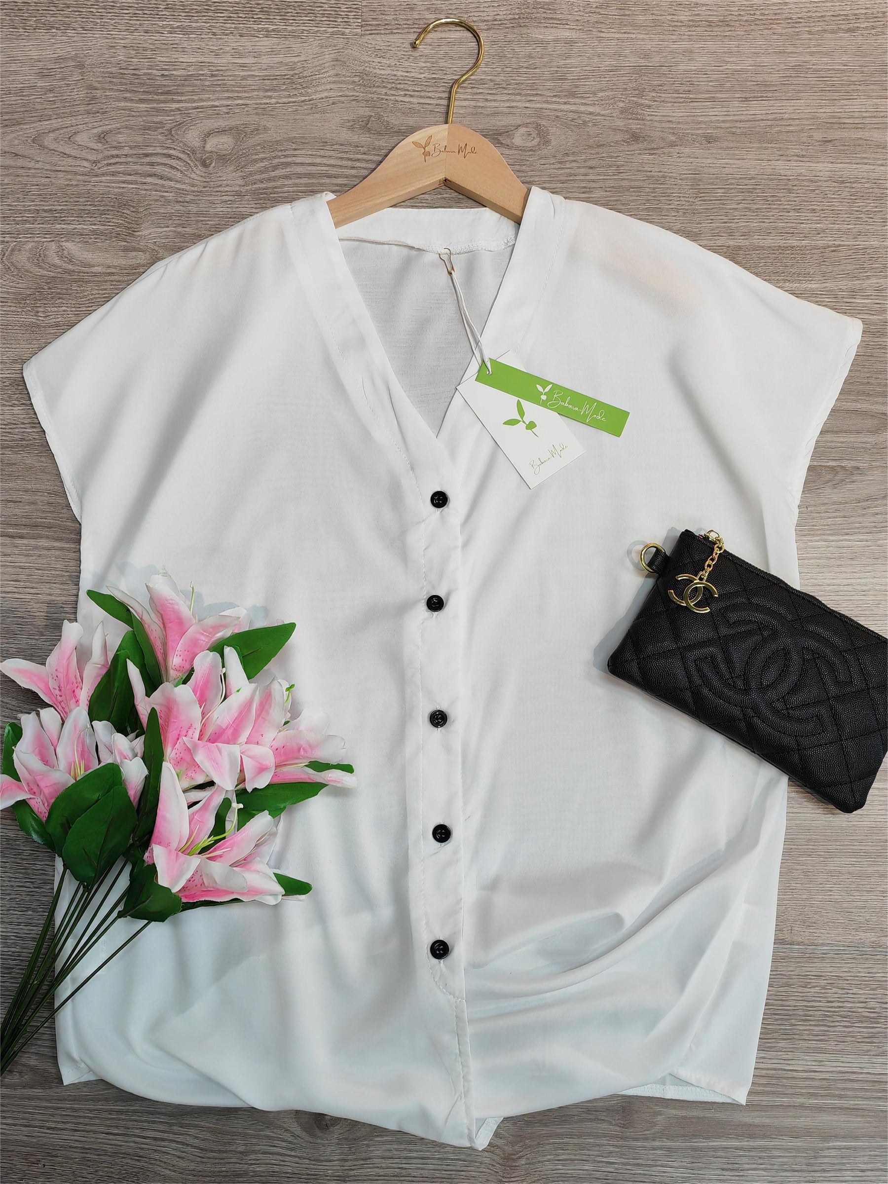 SpringStil® - Elegant white plain top