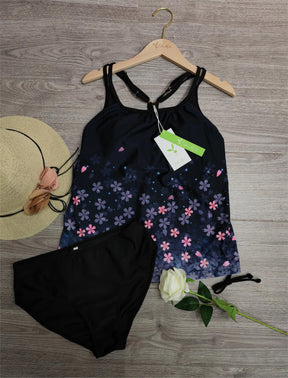 SpringStil® - Attractive sleeveless swimwear with floral print