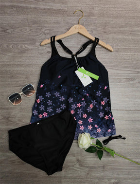 SpringStil® - Attractive sleeveless swimwear with floral print