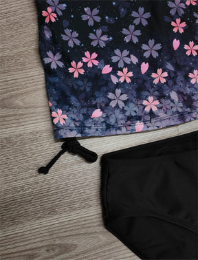 SpringStil® - Attractive sleeveless swimwear with floral print