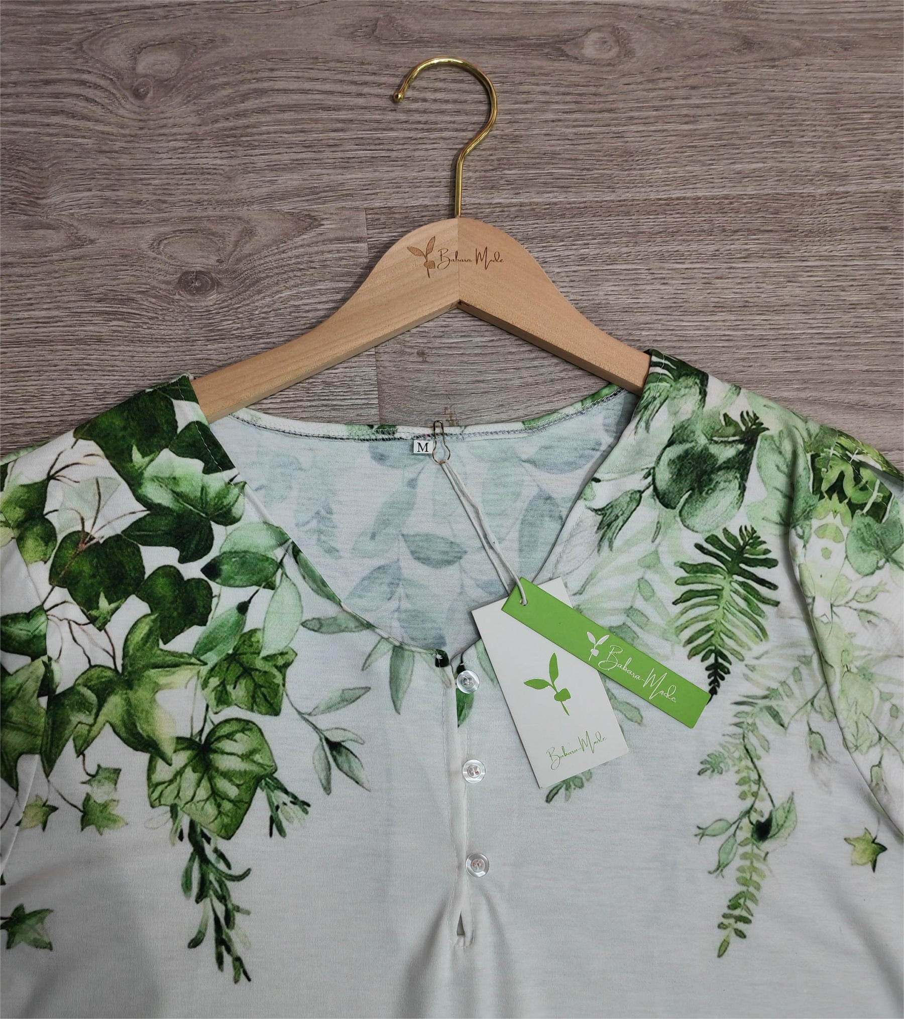 EcoExotica® - Trendy printed short sleeve top