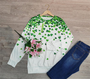 FallStil® - Four Leaf Clover April Fool's Long Sleeve Top