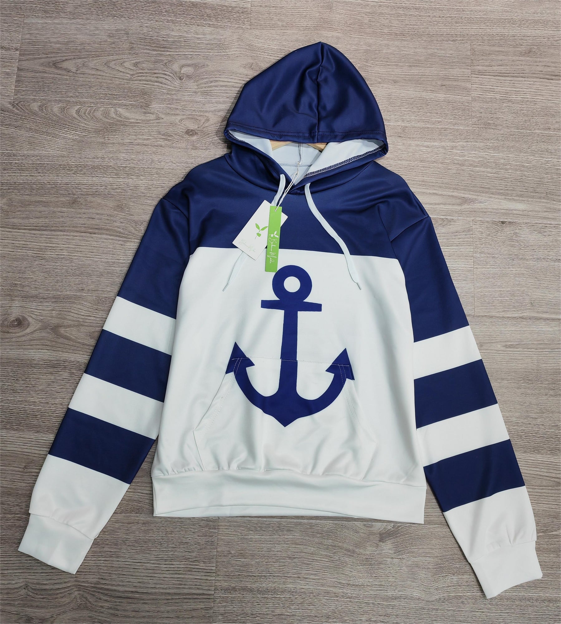 FallStil® - Anchor long sleeve color block hoodie