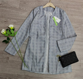 FallStil® - Simple long-sleeved blazer jacket in vintage look